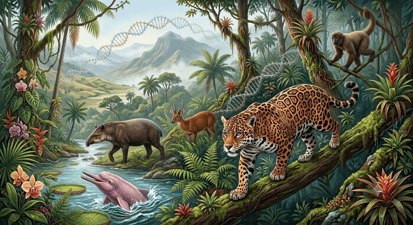 Genómica y conservación: el ADN de los mamíferos colombianos.